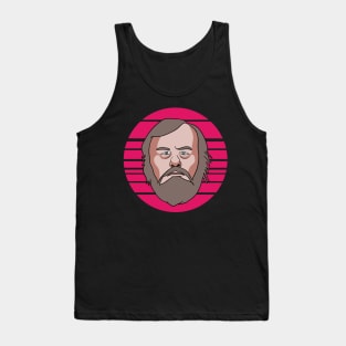 Slavoj Zizek - 80s Sunset Tank Top